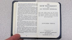 New Testament – Old Testament Prophecy Edition – hardcover – Very nice