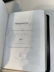 Daily Light Devotional (Burgundy Leather) – Leather Bound – GOOD
