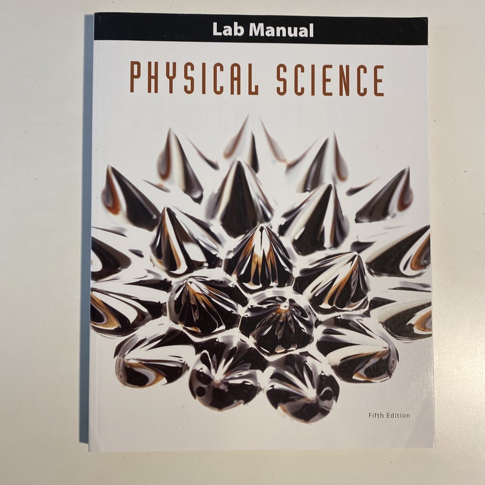 BJU Physical Science Student Lab Manual – 5th Edition, Clean Pages, Like New