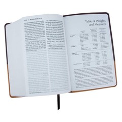 Brand New NIV Large Print Holy Bible Leather Soft Chocolate Amber Zondervan