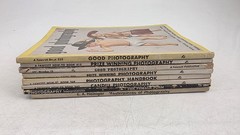 Lot of 8 Vintage 1950s Photography Magazines/Books – Fawcett How-To Series GC