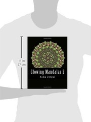 Glowing Mandalas 2 : Adult Coloring Book with Black Pages: Adult Coloring Book