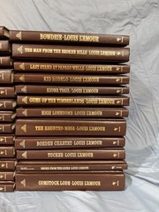 Louis L’Amour Leather Books Western (Choose Your Title)