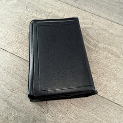 Vintage Holy Bible King James National Bible Press Black HC Illus Gilt Edges