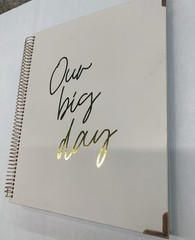 “Our Big Day” Wedding Planner and Organizer 11.4” x 9.4”