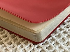 VTG RED PLASTIC COVER New Testament Bible ZONDERVAN Pocket Version KJV 4″X 2.75″