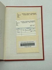 United States-Japanese Relations The 1970S