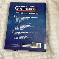 United States Government: Principles in Practice – Hardcover-Very Good