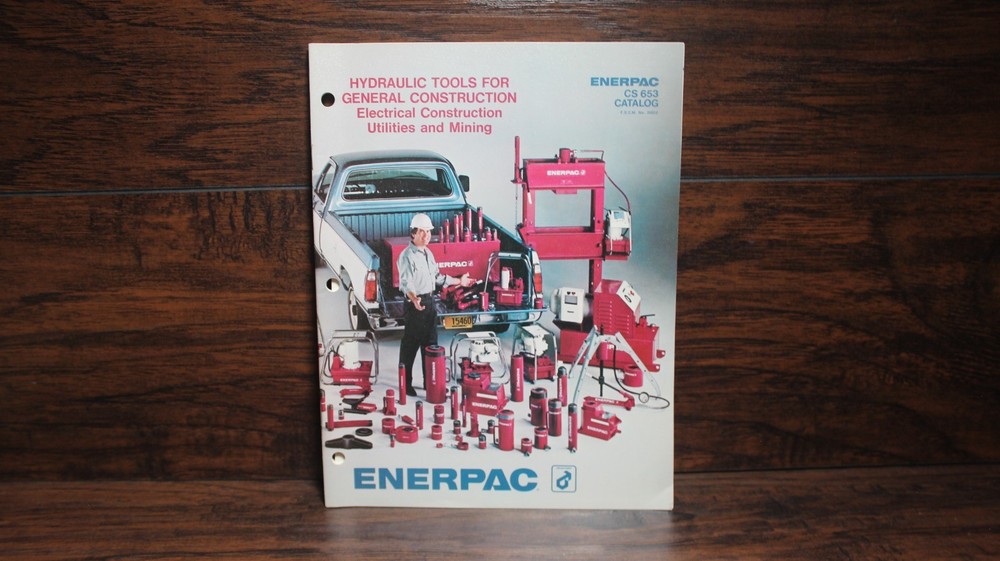 Enerpac CS653 Catalog Hydraulic Tools for General Construction