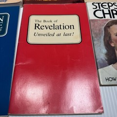 6 Vintage Christian Books, Steps To Christ, Revelations, Life After Death Etc.