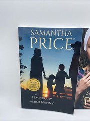 The Temporary Amish Nanny & The Amish Bishops Daughter Large Print books