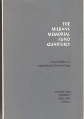 Milbank Memorial Fund Quarterly-Conference-Epidemiological Association-1965