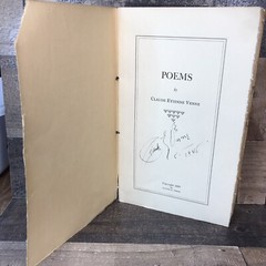 Poems by Claude Etienne Venne 1929 Signed 1945 24 Pages of Original Poetry Rare
