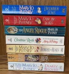 Lot of 7 MARY JO PUTNEY Uncommon Vows Dancing Angel Rouge Thunder Veils Dearly