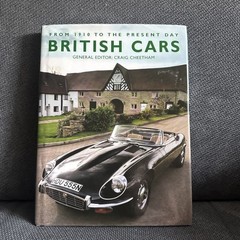British Cars from 1910 to the Present Day by Craig Cheetham Hardcover book GREAT
