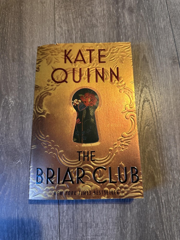 The Briar Club Kate Quinn Hardcover Dust Jacket Historical Fiction Gold Novel