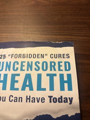 UNCENSORED HEALTH 25 Forbidden Cures You Can Have Today – Volume 2 Paperback