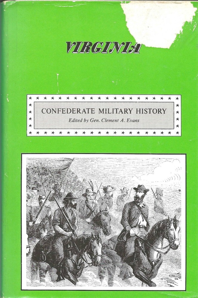CONFEDERATE MILITARY HISTORY: VIRGINIA (Vol III) by Hotchkiss (circa 1960 HC/DJ)