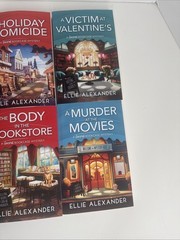 Lot of 6 Ellie Alexander SECRET BOOKCASE MYSTERY Book Lot Paperback Rare