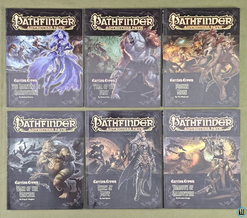 Carrion Crown Adventure Path All 6 (Pathfinder Campaign Setting) Paizo