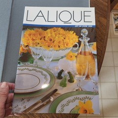 Lalique 1988 Large Signed Coffee Table Book 1st Edition W Extra Catalogs French