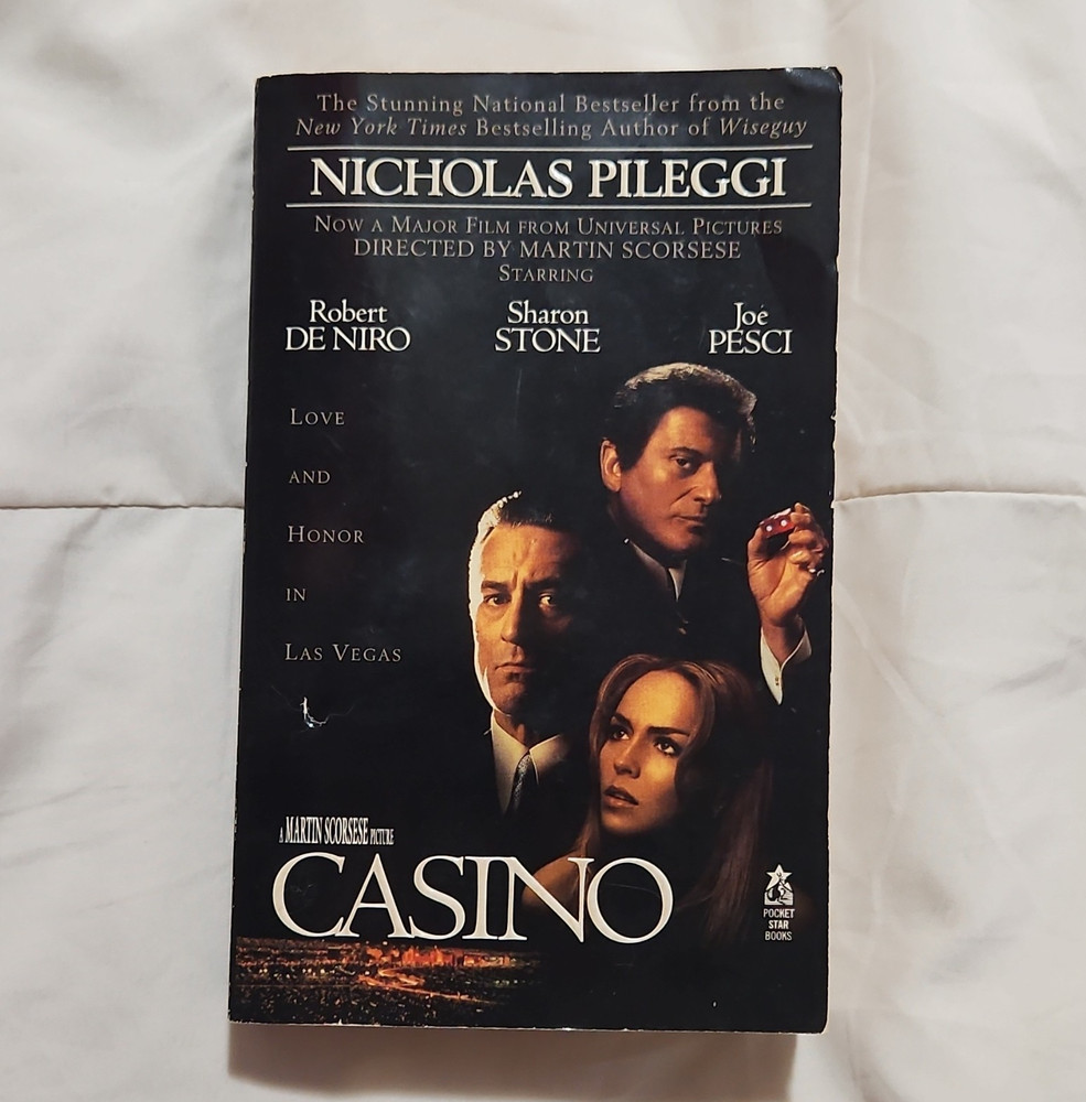Casino Nicholas Pileggi Paperback Las Vegas Motion Picture Good Condition Used