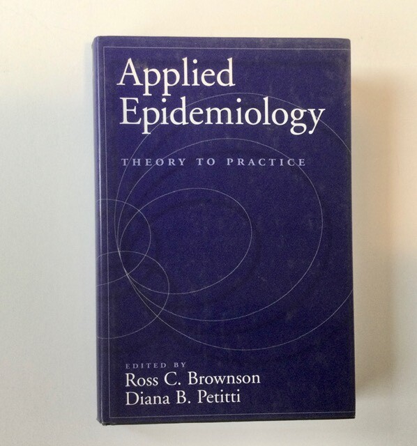 book APPLIED EPIDEMIOLOGY, public, health, outbreak, cluster,screening,community