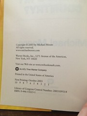 Michael Moore Dude, Where’s My Country? 1st Ed. HC 2003