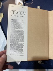 Discovering The Hill Towns of Italy -Paul Duncan 1990 HCDJ 1st Ed w. Color Pics