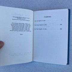 Epistles of John by Oliver Greene 1966 Hardcover