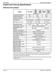MERCURY MerCruiser No. 31 5.0 – 6.2L Gas SERVICE MANUAL FRONT & BACK FOLDOUTS!