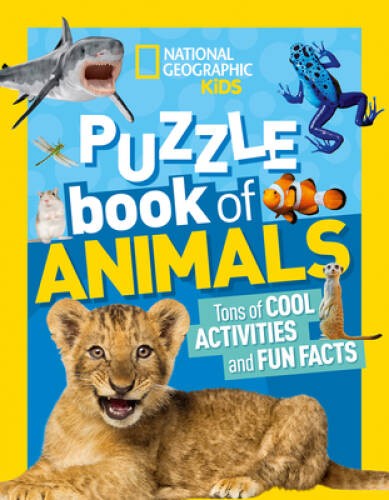 National Geographic Kids Puzzle Book: Animals (NGK Puzzle Books) – VERY GOOD
