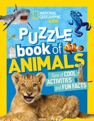 National Geographic Kids Puzzle Book: Animals (NGK Puzzle Books) – VERY GOOD