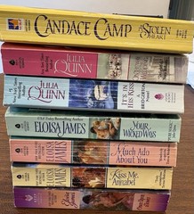 Lot of 7 Historical Romance paperbacks-Julia Quinn, Eloisa James, Candace Camp