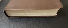 NIV Super Giant Print Reference Bible 2011 Brown Leathersoft 16.5pt Font – EUC