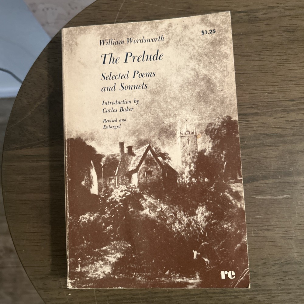 The Prelude – William Wordsworth’s (Paperback, 1961) 9th Printing. C4