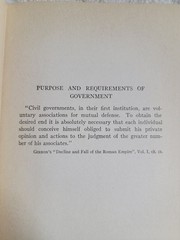 THE CONSTITUTION OF THE UNITED STATES ITS SOURCES AND By Thomas James Norton