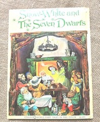 1975 Snow White And Cinderella Collins World Fairy Tales 2 Books 9.5″x12.5″
