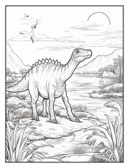 „Cute Dinosaur Coloring Book | Easy, Cute & Relaxing Designs | Perfect Gift Ide