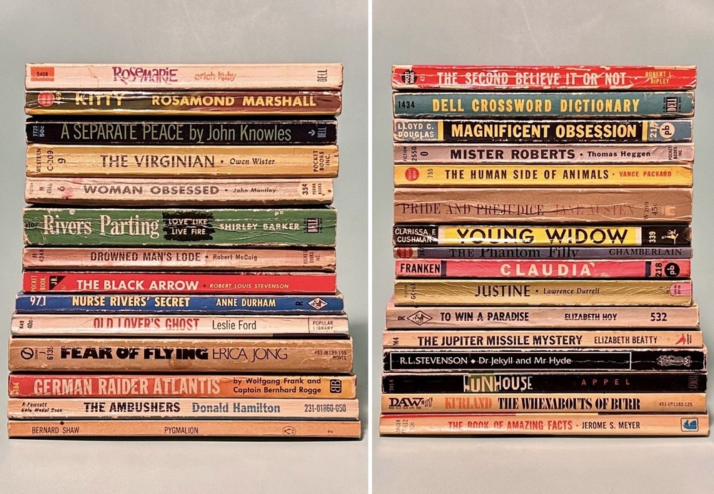 [LOT of 30] Vintage Paperbacks Great Authors & Titles Various Mixed Genres Clean