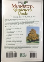 Book, MN Gardener’s Guide, Paperback, M. Myers, Cool Springs Press, 2001