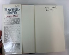 The New Politics Of Poverty Mead 1992 Hardcover GC Social Policy Book