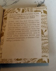 Vtg 1992 A Little Little Mini 2.75” Golden Book #42 The Little Mermaid – Disney