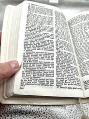 Cambridge KJV Cum Privilegio, White French Morocco Leather. Brevier Text Edition