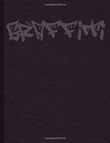Blackbook Graffiti Sketchbook Blank Art Book with White Paper 279x216mm New