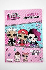 L.O.L. SURPRISE! Jumbo Coloring Book „Rock N Roll”