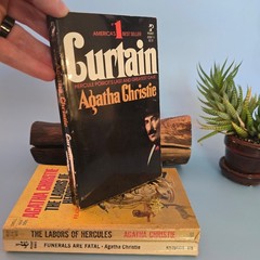 Vintage Agatha Christie Hercule Poirot Lot of 4 Paperback Books Mystery 1960s 70