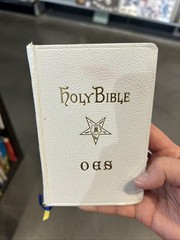 The Holy Bible King James Version White Cover Holman Order of Eastern Star Bible