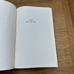 JESUS GOD AND MAN By Wolfhart Pannenberg Hardcover 1968 The Westminster Press DJ
