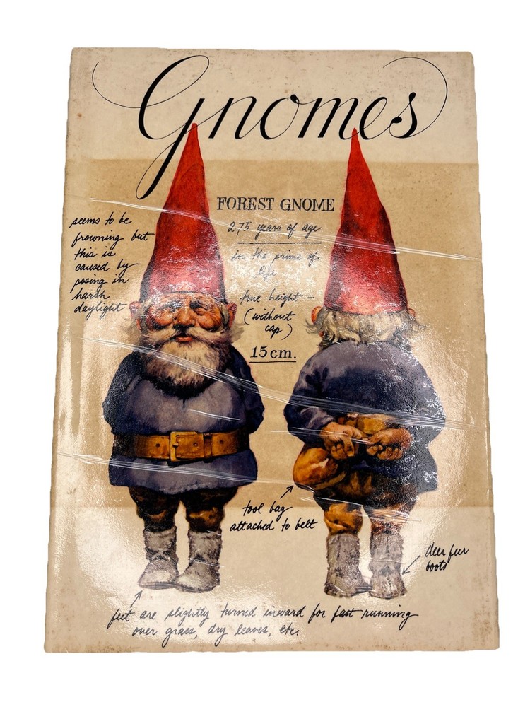 Gnomes by Wil Huygen Rien Poortvliet 1977 Hardcover Illustrated First Edition